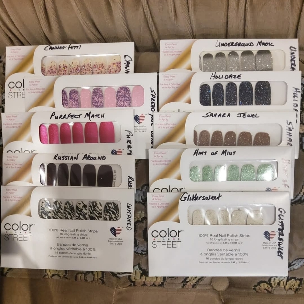 70 SETS Color Street Nail Polish Strips Set